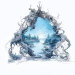 An image showcasing the diverse terrains of New York: a lush forest trail winding through rolling hills, adorned with ATV and UTV vehicles, abiding by the state's laws